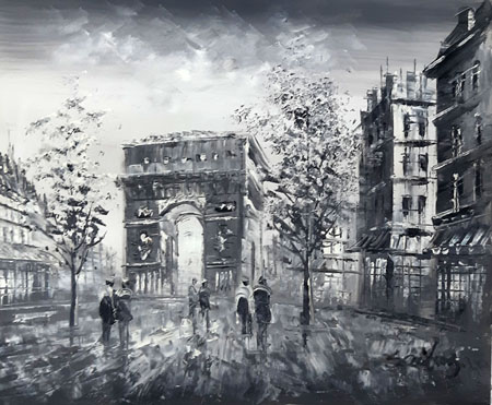 PA0102-40-50 | 40cm x 50cm | Arc de Triomphe 