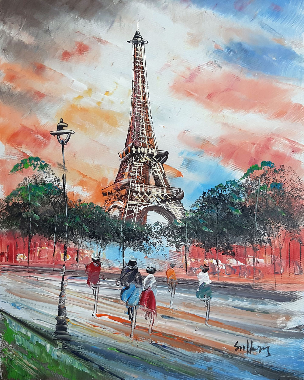 Peinture de Paris/30cm x 40cm /PA0094-30-40 Peinture de Paris/30cm x 40cm /PA0094-30-40