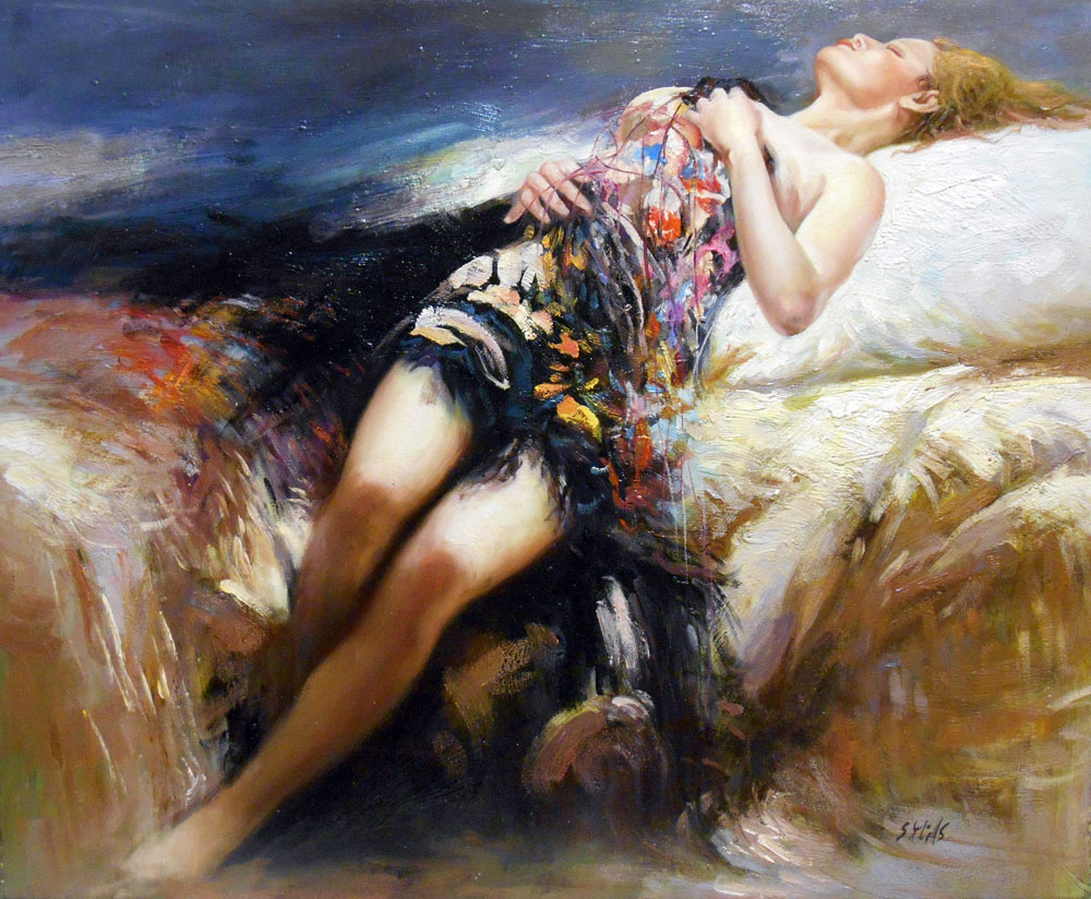 sc�ne de vie /50cm x 61cm /1076-T2