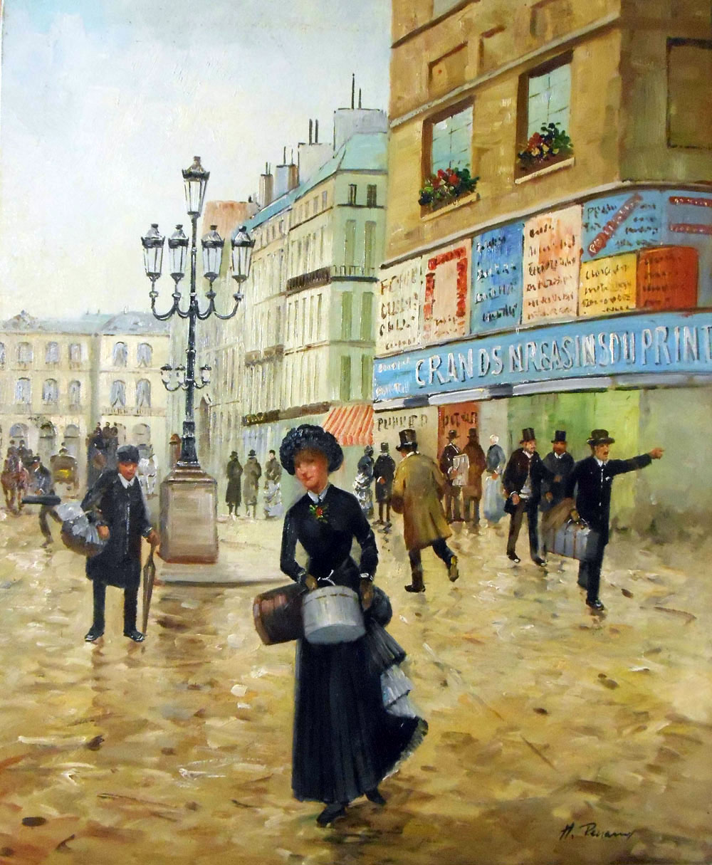 sc�ne de vie /50cm x 61cm /1085-T2