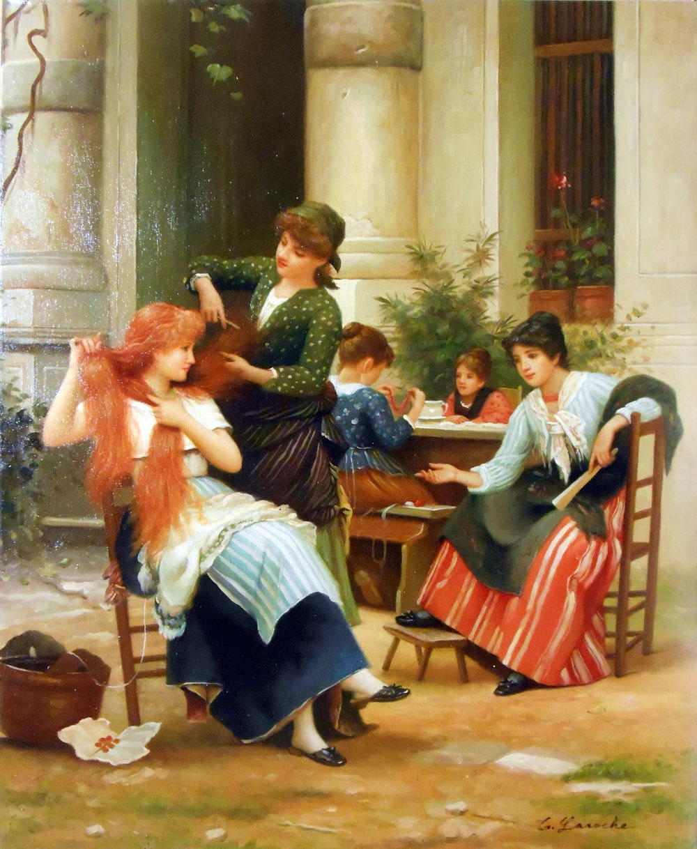 sc�ne de vie /50cm x 61cm /1273-T2