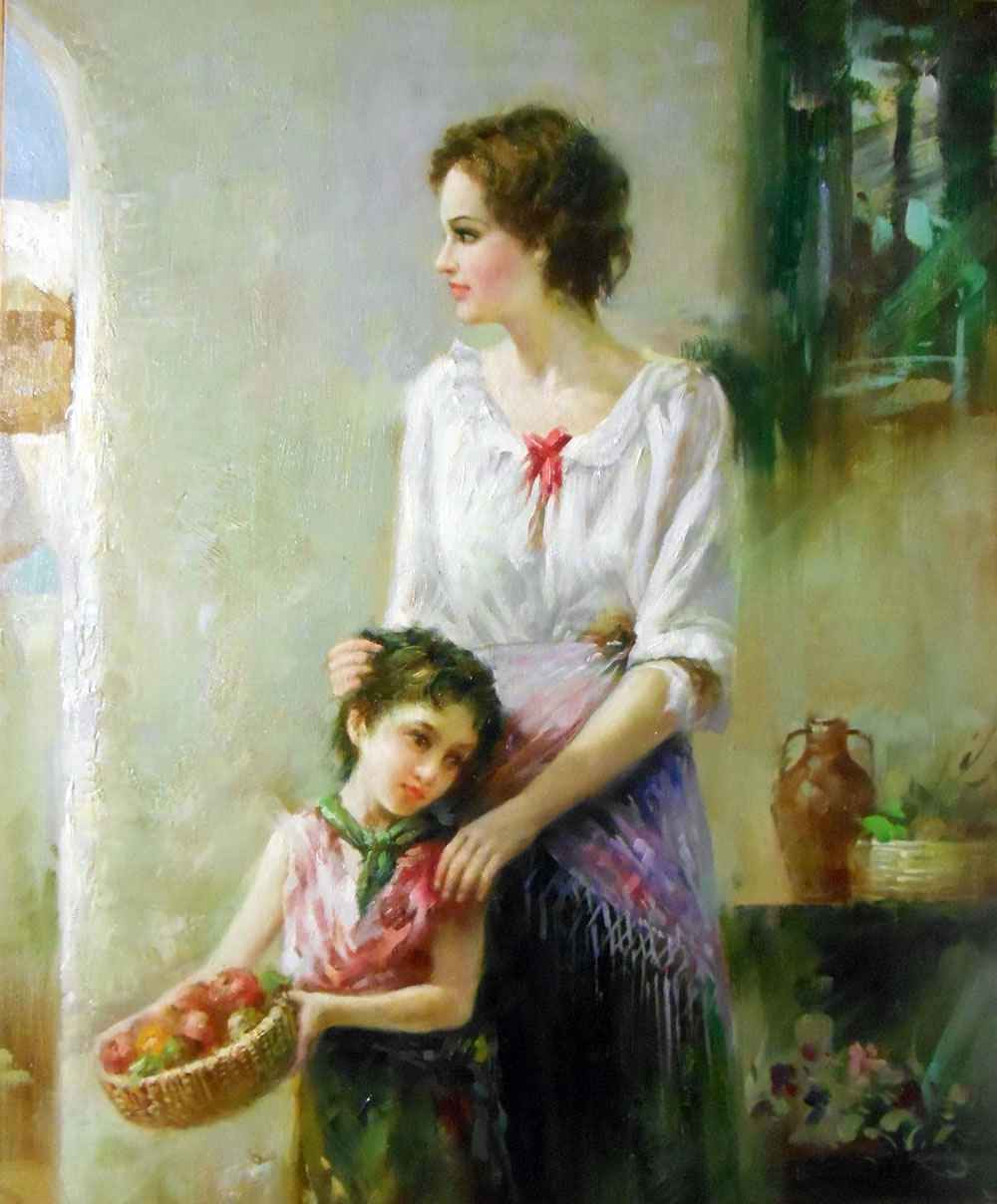 sc�ne de vie /50cm x 61cm /1290-T2