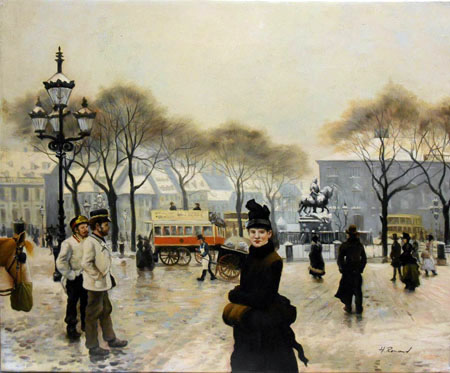 1390-T2 | 50cm x 61cm | rue mouillé 