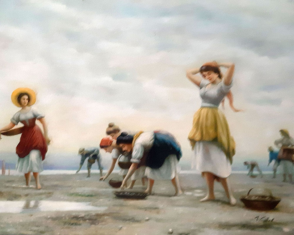 sc�ne de vie /50cm x 61cm /2123-T2