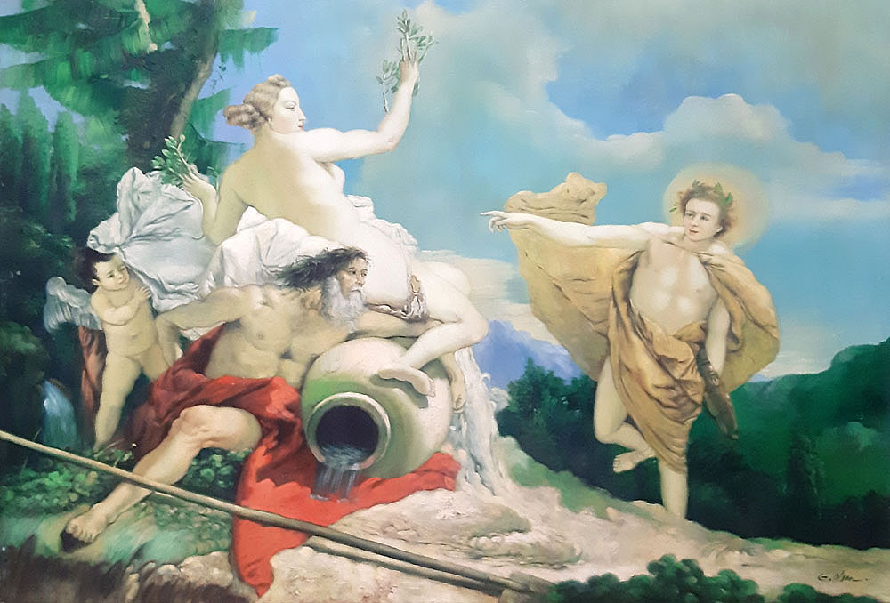 sc�ne de vie /73cm x 100cm /2307-T3