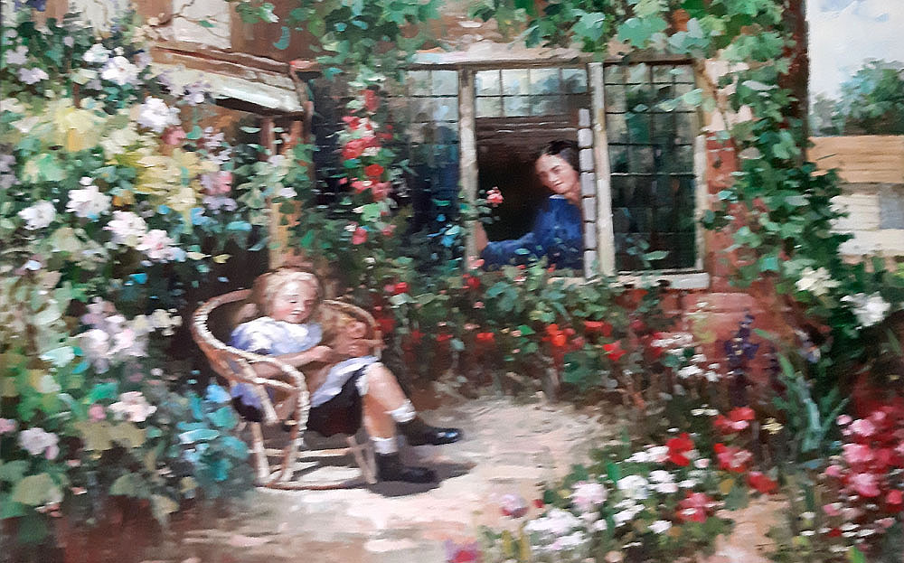 sc�ne de vie /73cm x 100cm /2314-T3