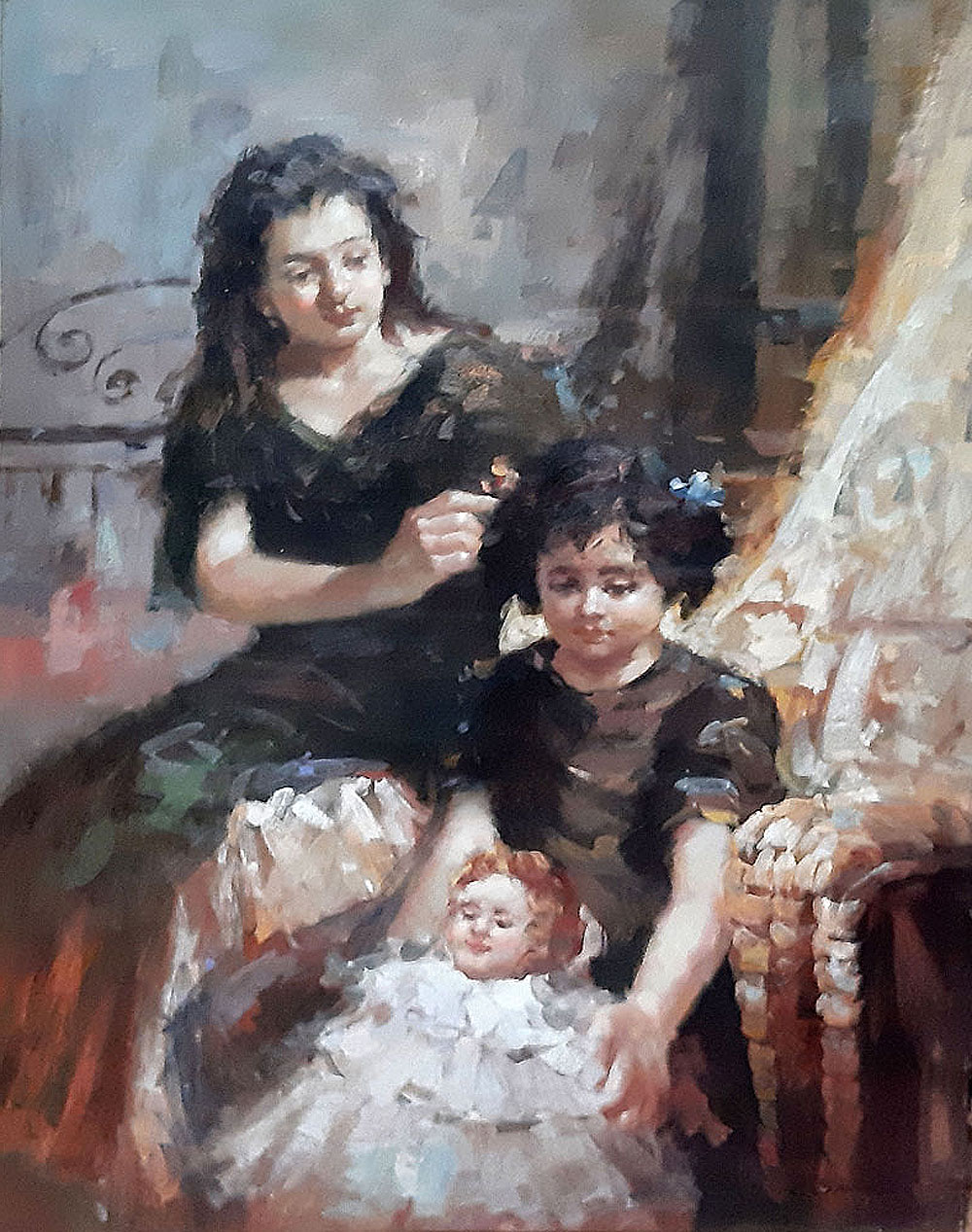 sc�ne de vie /73cm x 100cm /2317-T3