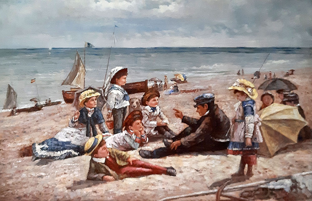 sc�ne de vie /73cm x 100cm /2318-T3