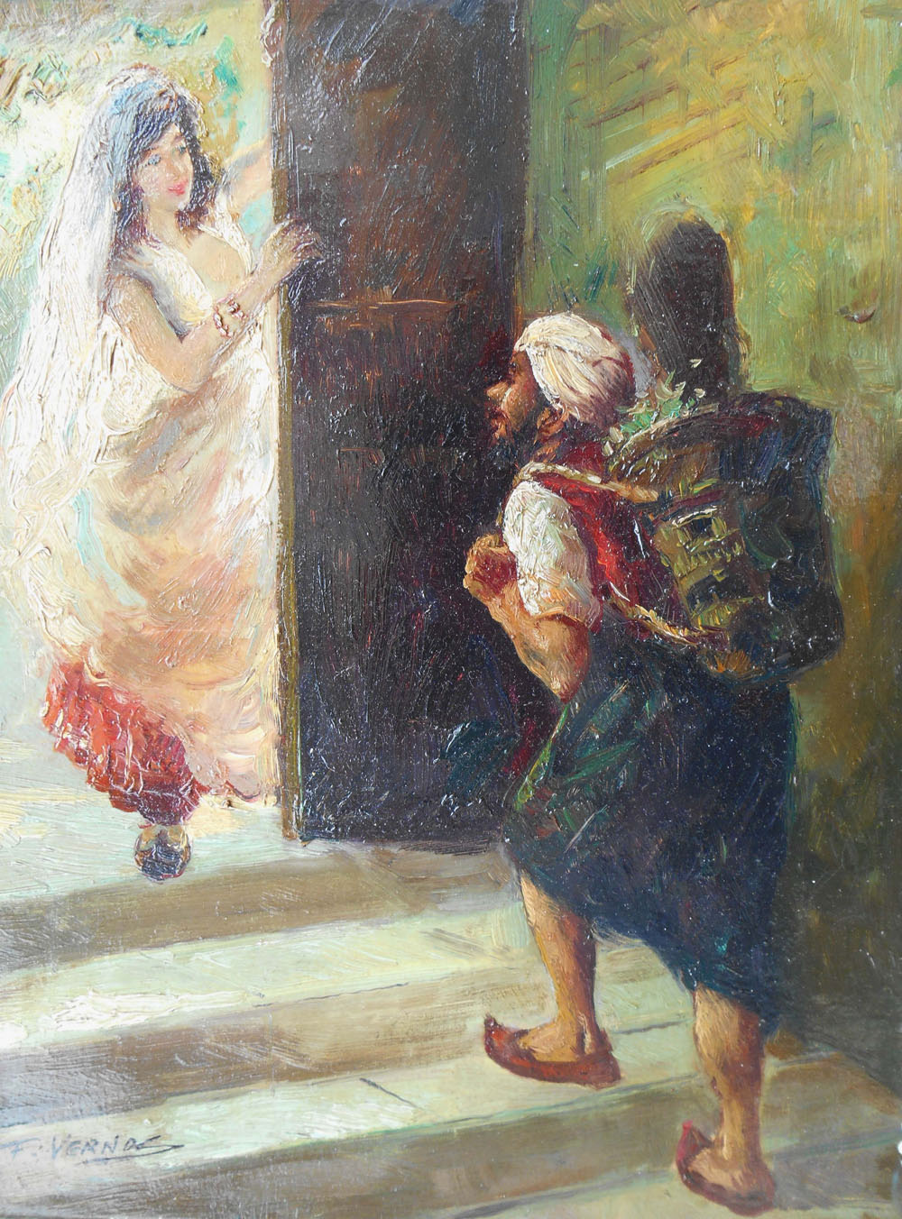 sc�ne de vie /20cm x 25cm /242-T1