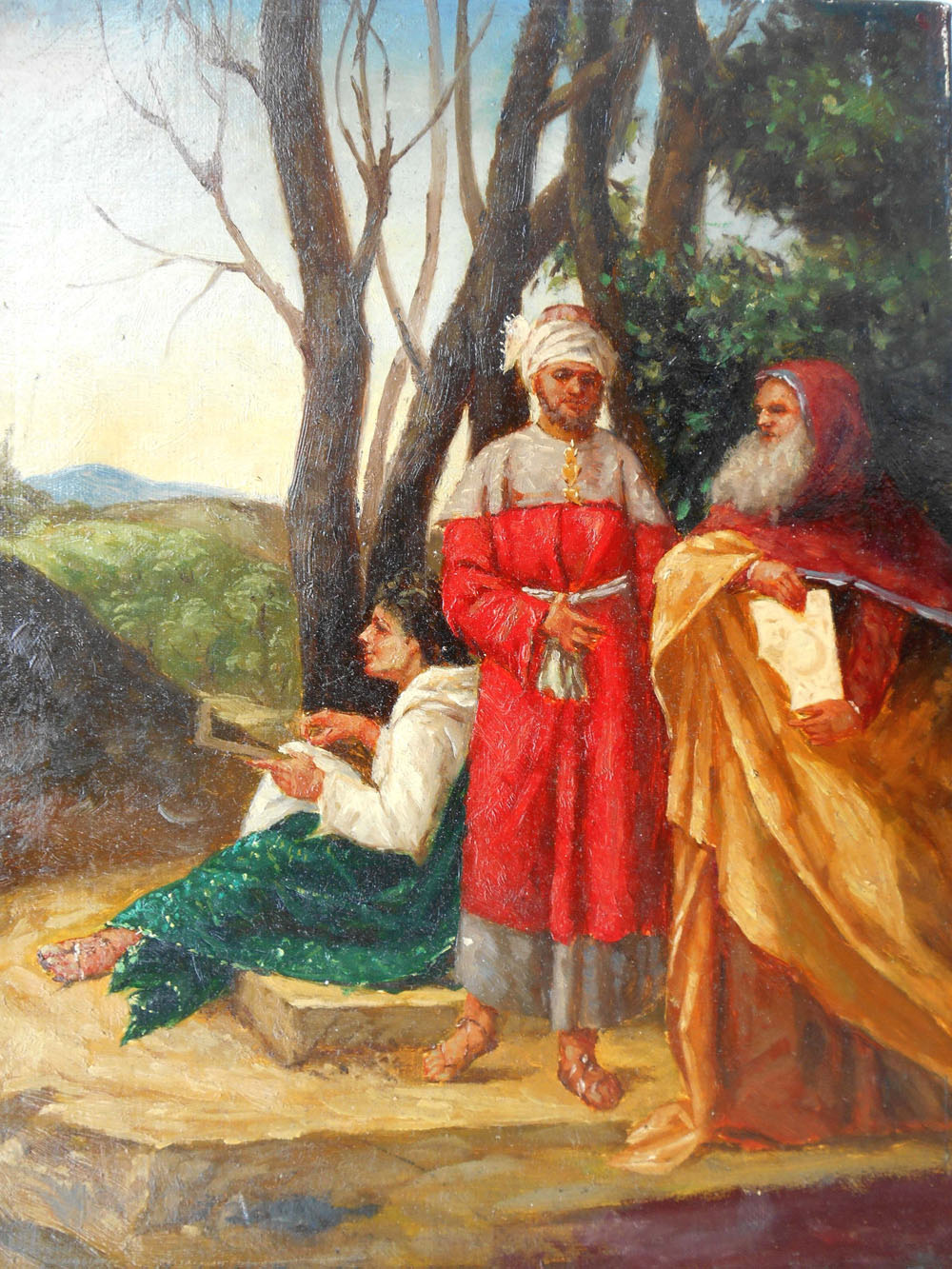 sc�ne de vie /20cm x 25cm /243-T1