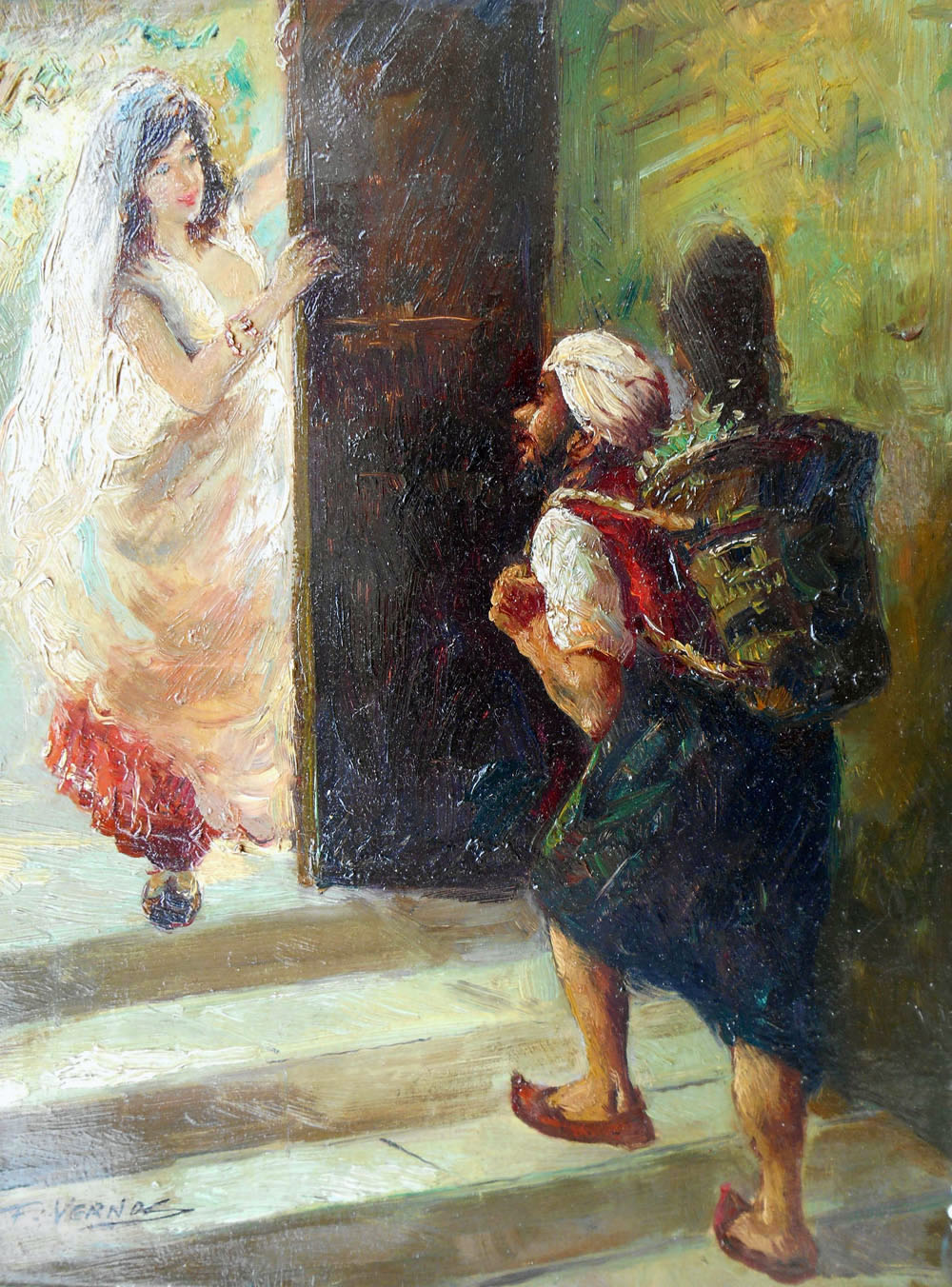 sc�ne de vie /20cm x 25cm /247-T1