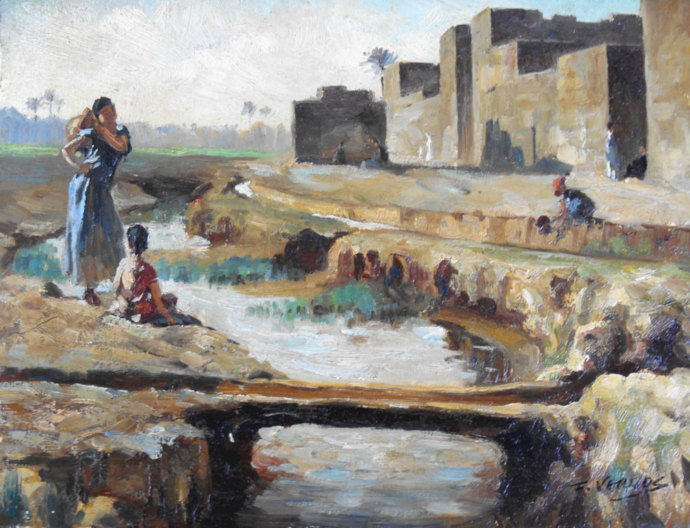 sc�ne de vie /20cm x 25cm /262-T1